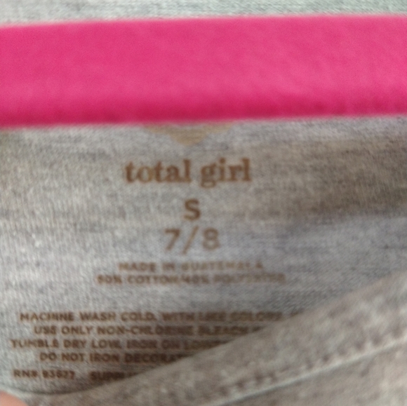 Girl’s M Grey French Bulldog T-shirt - Picture 3 of 3